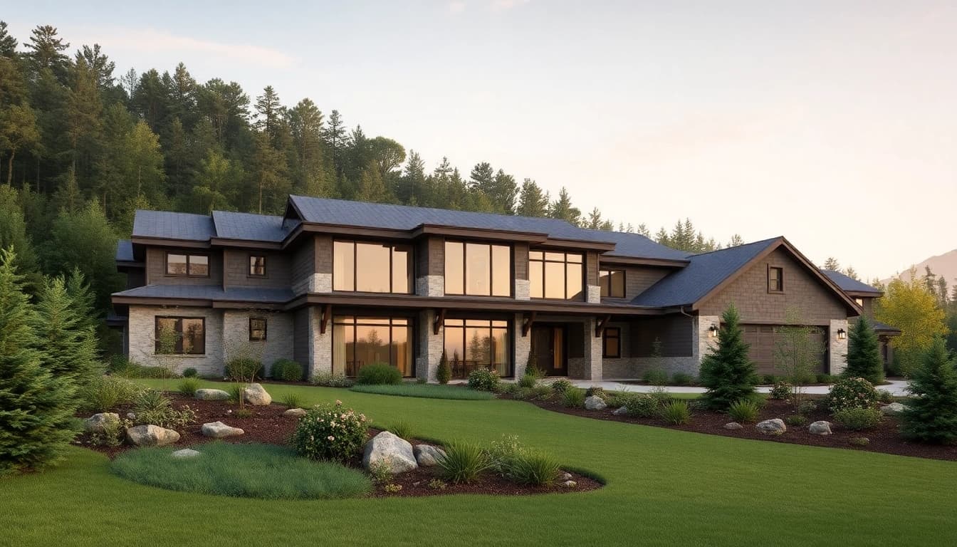 Visual representation of the Rock View Road Revival architectural project, highlighting its stunning design.