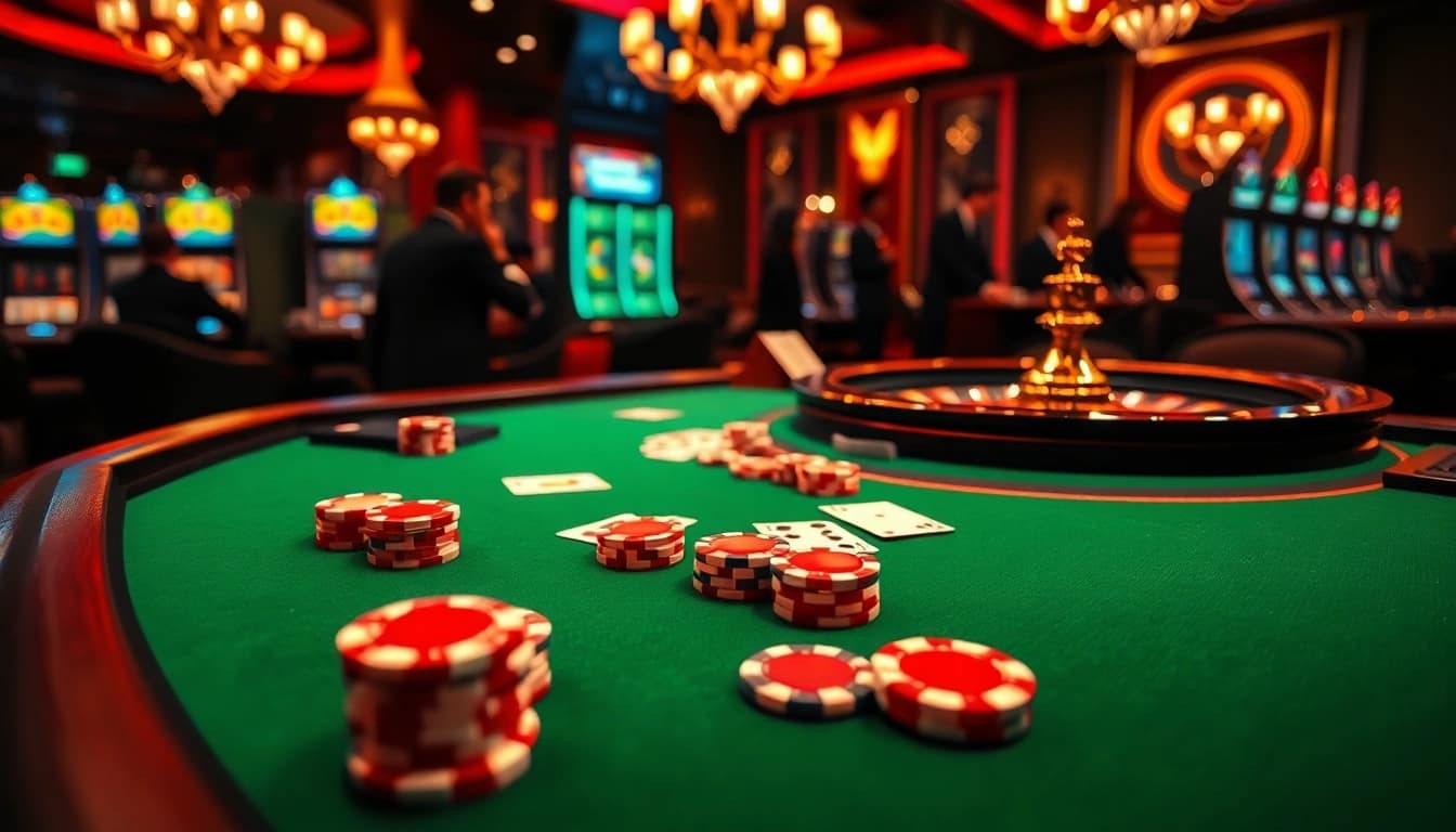 Trải nghiệm lối chơi đầy kịch tính với ứng dụng CG 79 tại bàn poker cao cấp được bao quanh bởi sự hứng khởi.