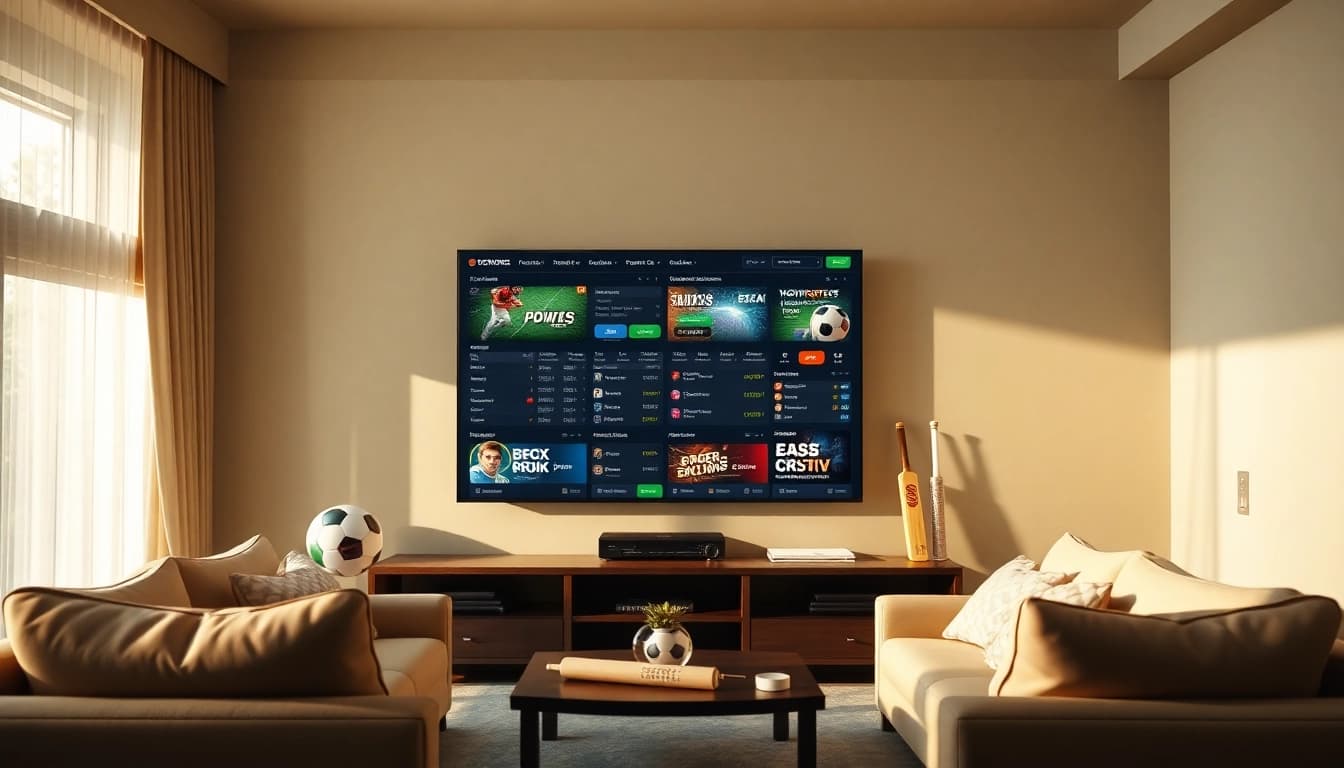 Experience the advantages of the best online sportsbooks India with a dynamic sports betting interface.