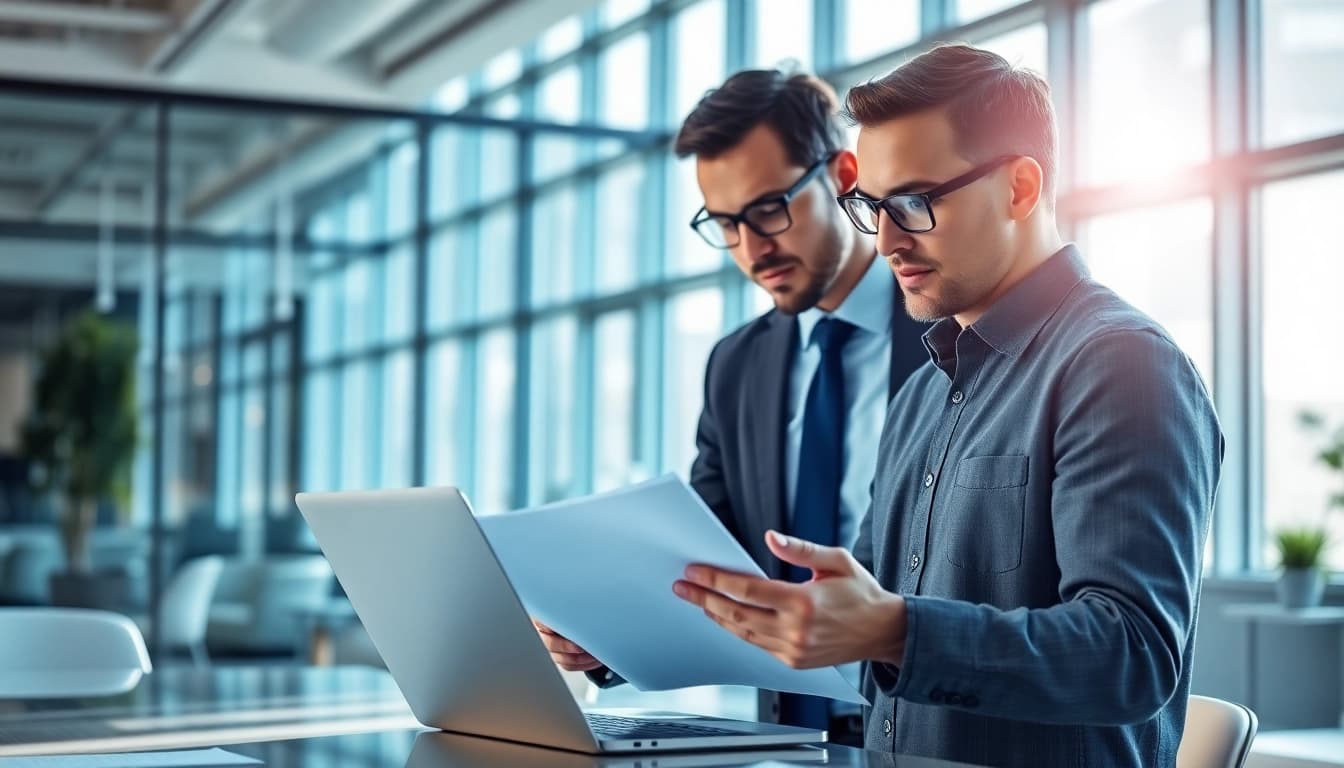 Visualize FCPA/DCAA/Flowdown/ITAR/EAR compliance analysis in a modern office setting, showcasing expertise.