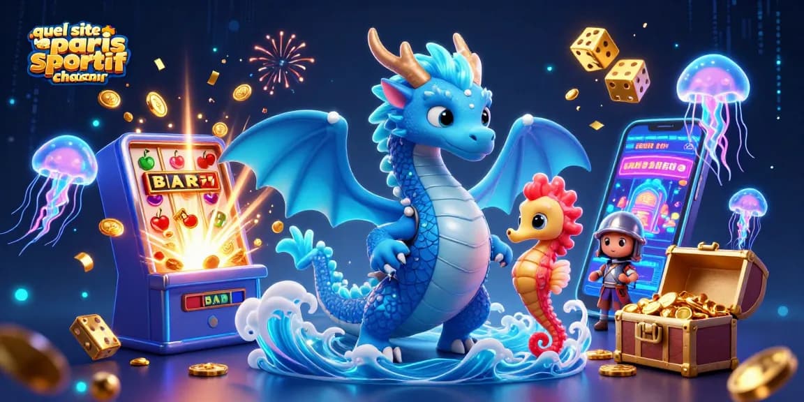 Quel site de paris sportif choisir : une illustration 3D captivante illustrant la magie des paris sportifs.