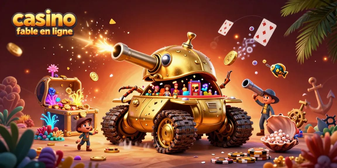 Jeux captivants et ambiance festive au casino fiable en ligne avec une illustration riche en détails.