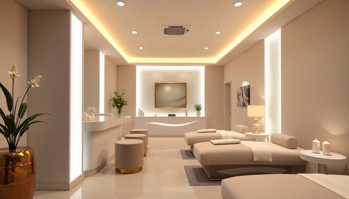 Aesthetic care in Nyack showcased in a calming med spa environment with elegant treatment spaces.