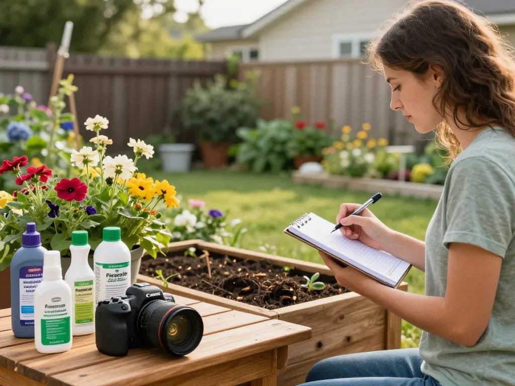 Pest prevention techniques in a vibrant garden setting, highlighting organic methods for homeowners.
