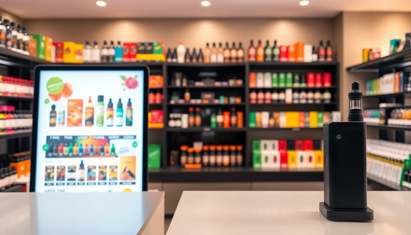 Discover the vibrant selection at Vape Juice Depot showcasing diverse vaping products.