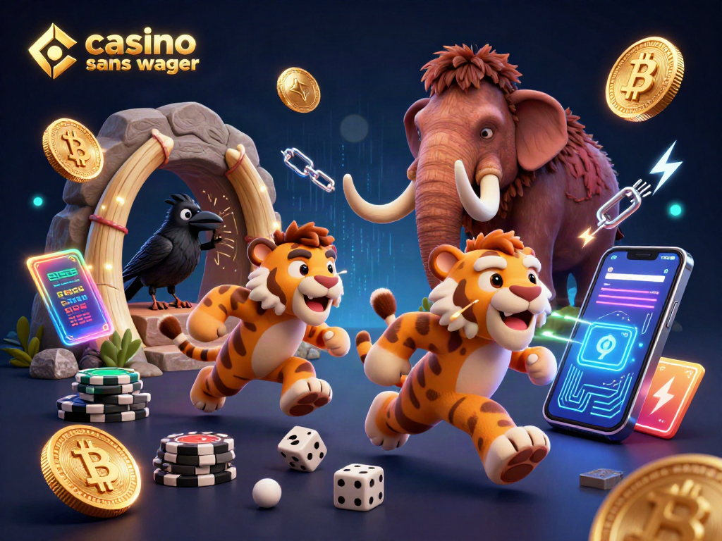 Découvrez les gains des jeux sur un casino en ligne sans wager avec une illustration fantasy.