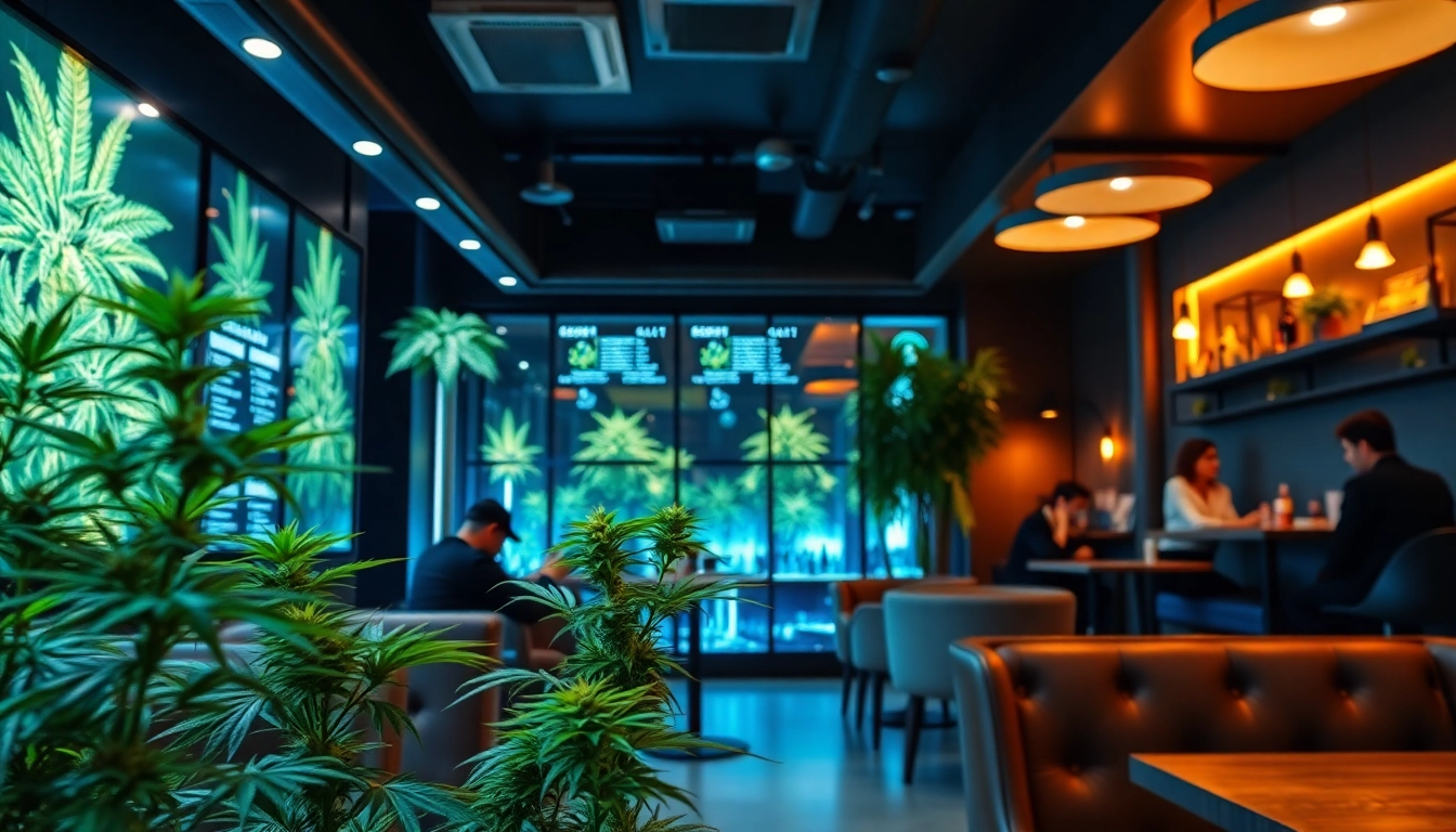 Visitez le Club de marihuana Madrid avec des espaces confortables et des plantes vibrantes.