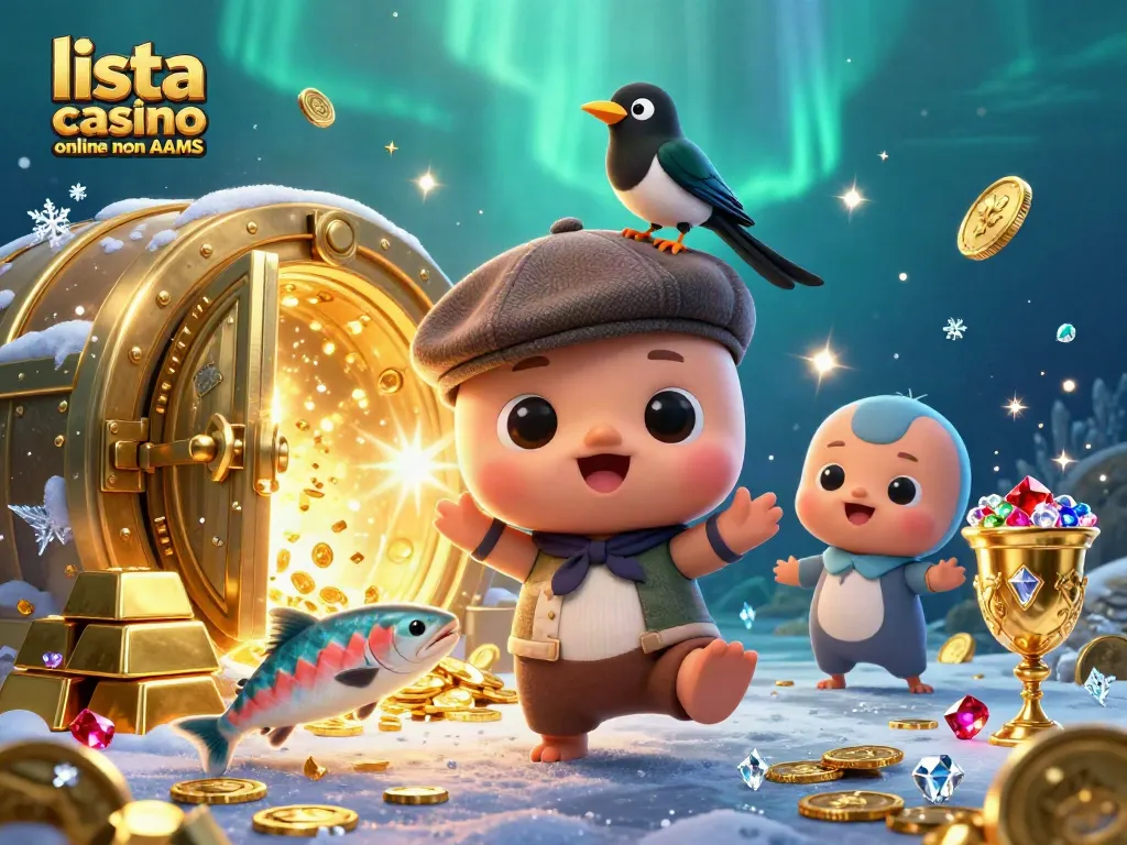 Gioca nelle slot di lista casino online non AAMS con personaggi divertenti in un'atmosfera ricca di tesori.