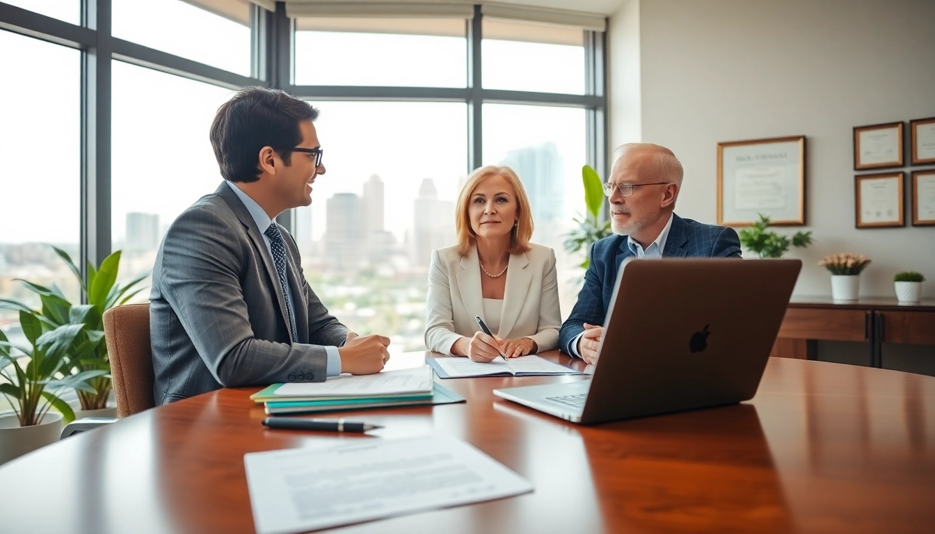 Consult with an expert in estate planning San Antonio in a professional office setting.