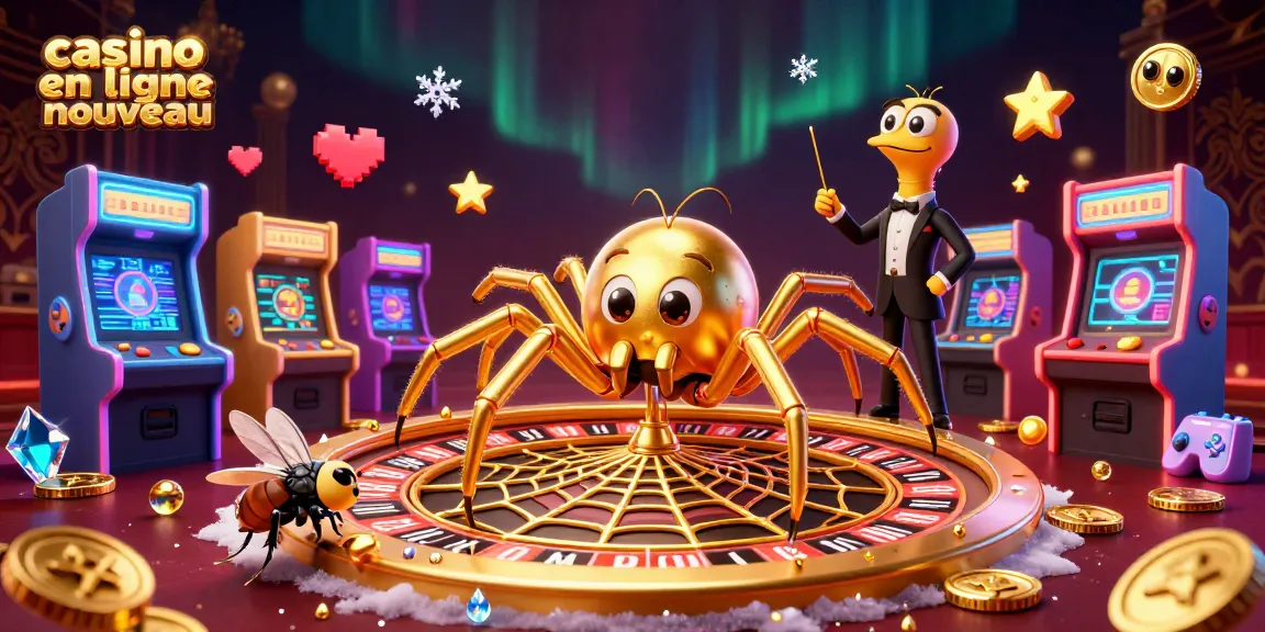 Le casino en ligne nouveau prend vie avec une araignée dorée et une ambiance de jeu palpitante.