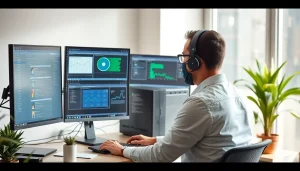 Implementing remote patching and monitoring for endpoints in an advanced IT workspace setup.