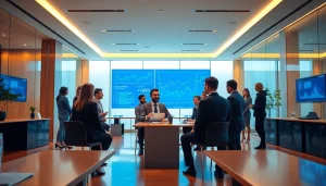 카드현금화 관련 정보 제공하는 전문가와 협의하는 장면