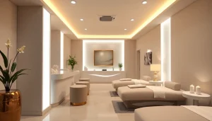 Aesthetic care in Nyack showcased in a calming med spa environment with elegant treatment spaces.