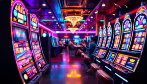 Menangkan jackpot dengan slot depo 1000 di casino modern yang ramai dan berwarna-warni.