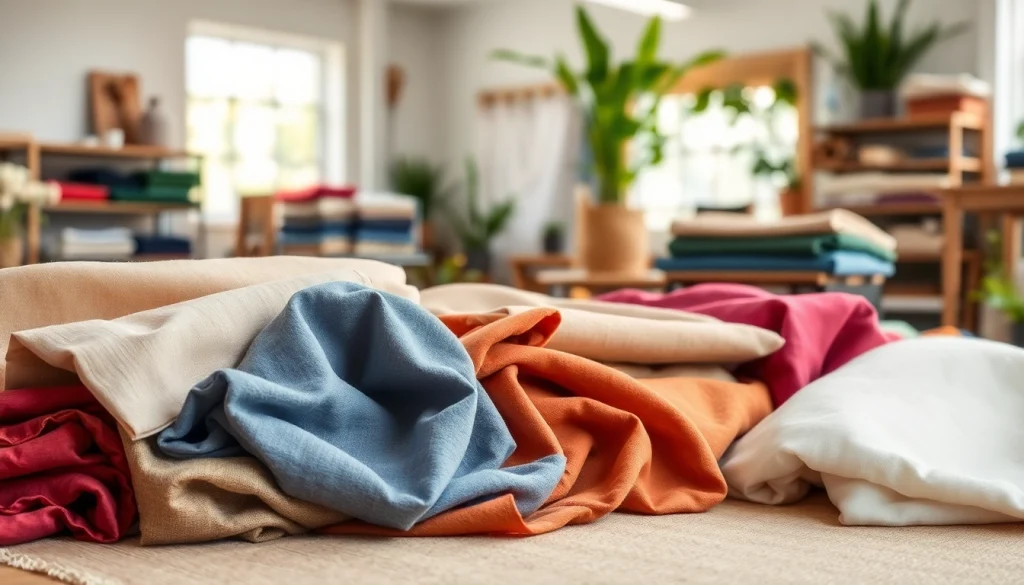 Verken het duurzame stoffen assortiment met een breed scala aan kleurrijke, biologische en gerecycleerde stoffen.