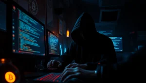 Exploring hidden wiki onion websites amidst a shadowy dark web marketplace.