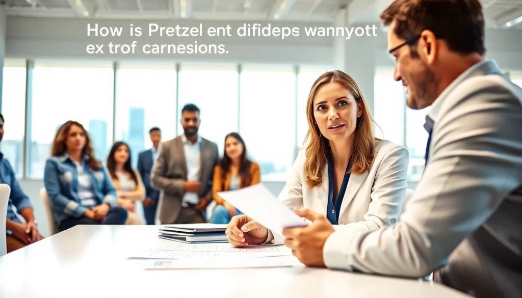 Highlight how is Pretzel different from other extended warranty companies in a professional consultation scene.