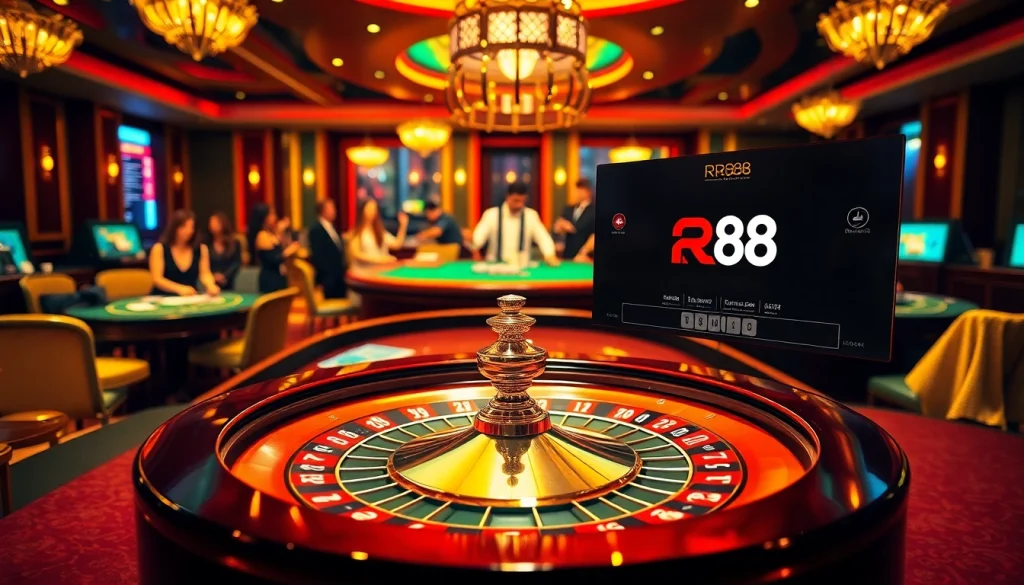 Players enjoying a thrilling game at RR88, an exciting online gambling platform.