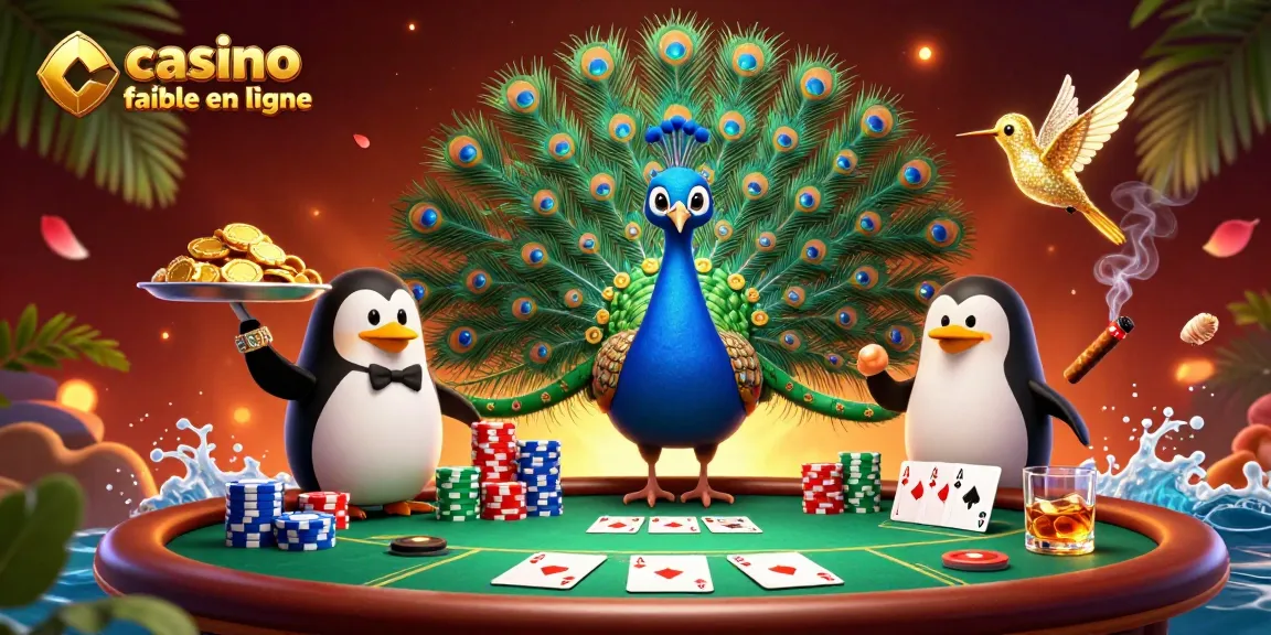 Gagnez avec le casino fiable en ligne, où des personnages animés illustrent l'excitation du jeu.
