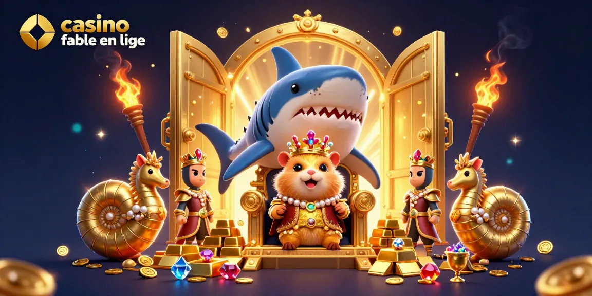Jouez avec confiance dans un casino fiable en ligne avec le roi hamster et ses gardes marins.