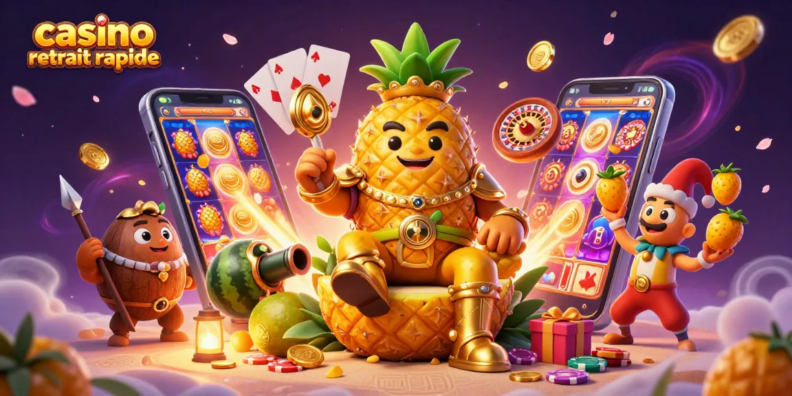 Gagnez avec le casino retrait rapide en jouant à des jeux excitants comme les machines à sous.