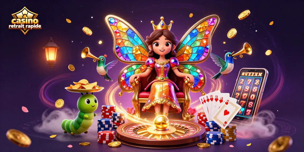 Découvrez une scène riche de casino retrait rapide avec des personnages enchanteurs.